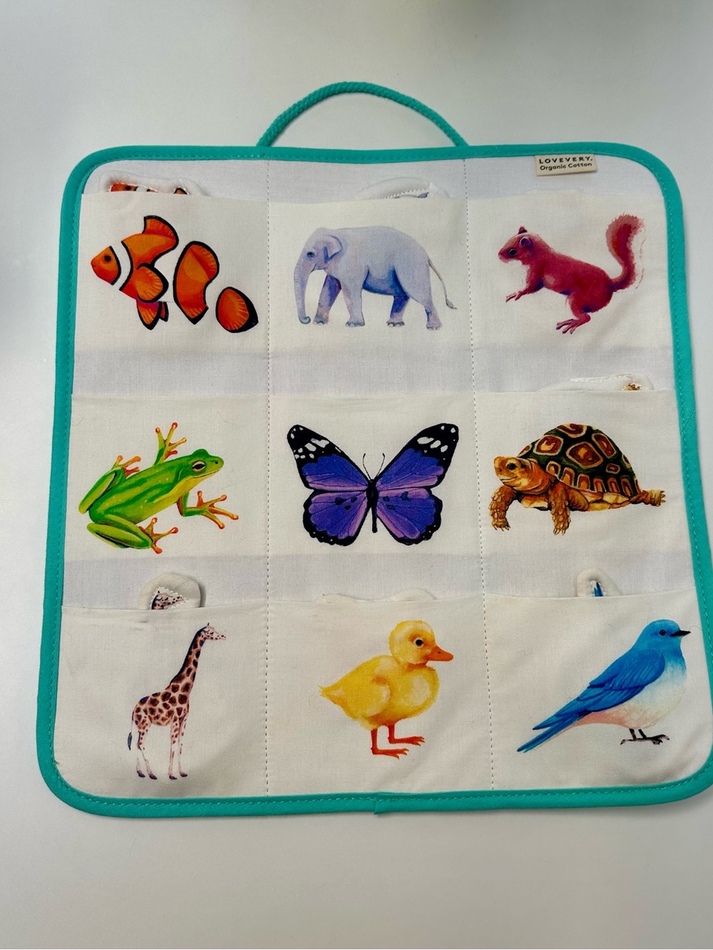 Lovevery Quilted Critter Pockets